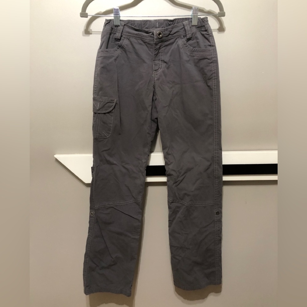 Kuhl Girl’s (like new) Splash Roll-up pant, size XL (14) kids, color Shadow